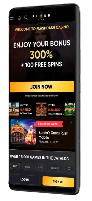 FlashDash casino mobiele app